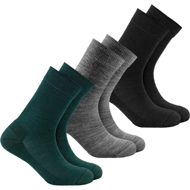 Devold - Daily Merino Medium Sock 3-Pack - Sports socks size 36-40, blue