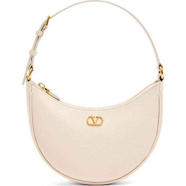 Valentino Vlogo Signature Mini Leather Hobo Bag