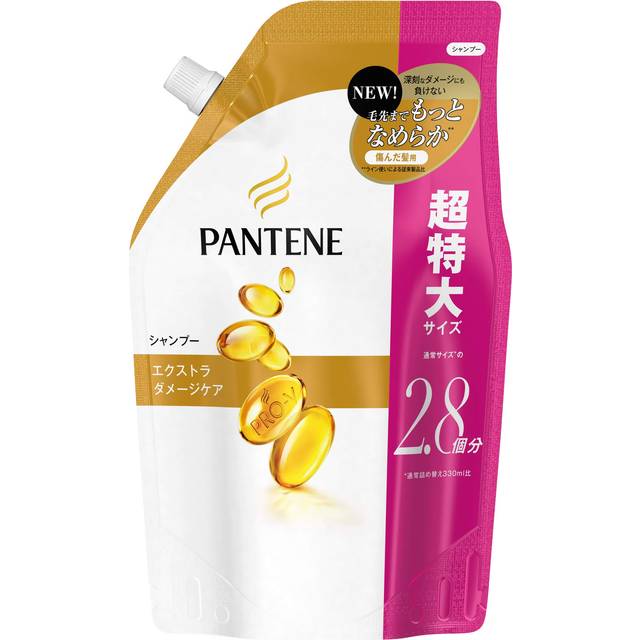 Pantene Extra Damage Care Shampoo Refill Extra Large 950ml of P&G [Set 3]