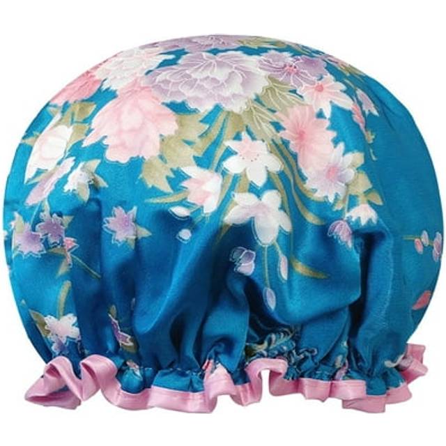 allydrew Wild Side Reusable Women's Waterproof Shower Caps for Long Ha
