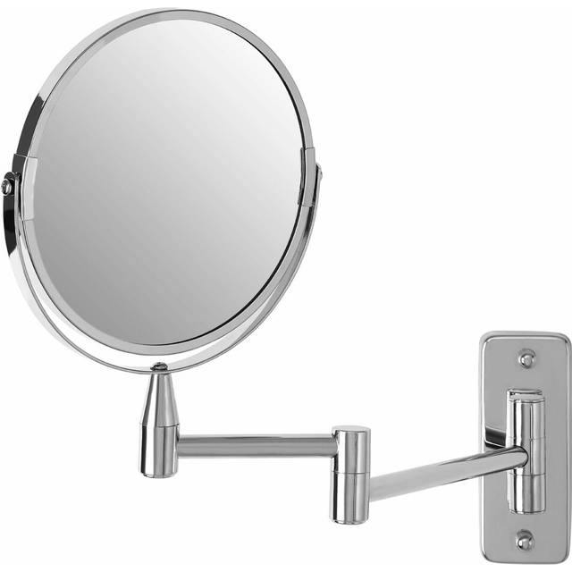 Extending Makeup/Shaving Mirror - Chrome (29cm H X 17cm W X 34cm D)