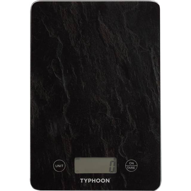 Typhoon Elements Slate Digital Kitchen Scales - Black