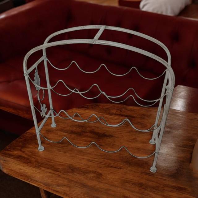 Braley 12 Bottle Wine Bottle Rack - Grey (40cm H X 40cm W X 15cm D)