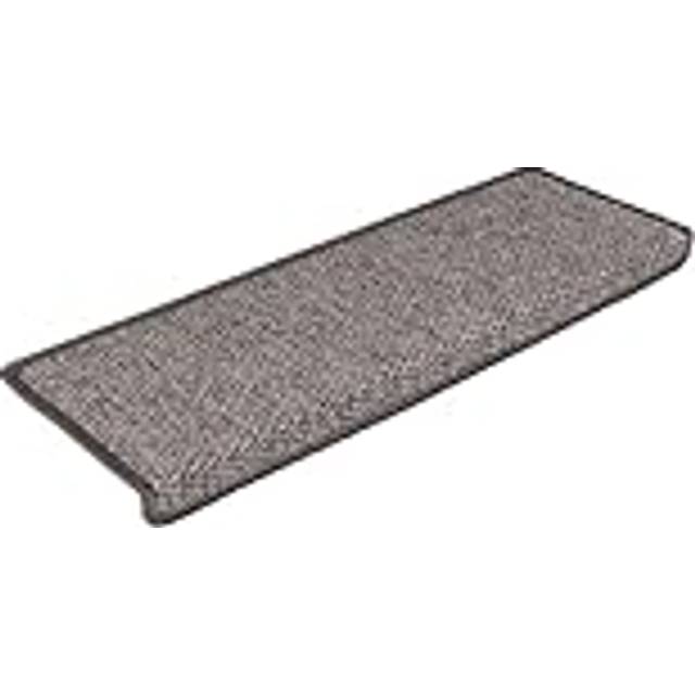 vidaXL Stair Mats Self-adhesive Sisal-Look 30 pcs 65x21x4 cm Grey and Beige