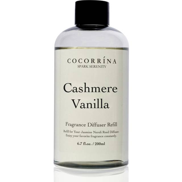 COCORR?NA Refill - Cashmere Vanilla Scent 6.7 oz Reed Diffuser Refill with Sticks