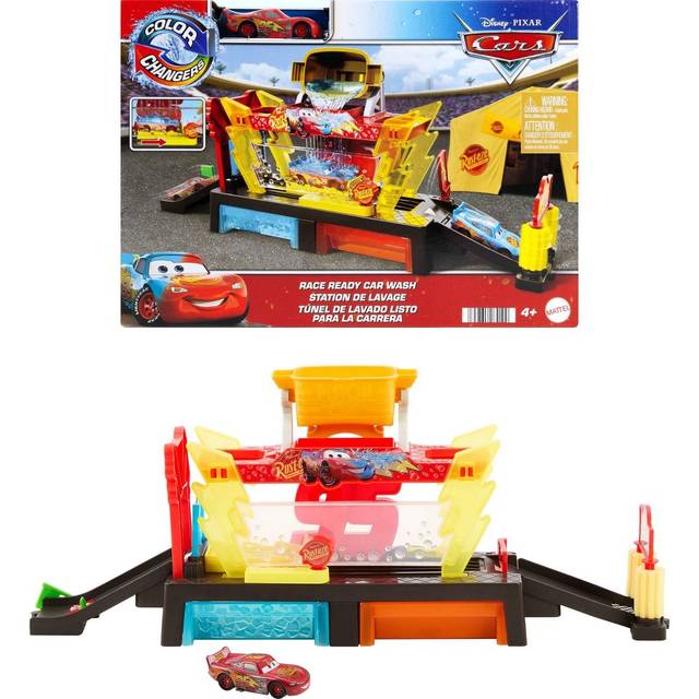 Disney Cars Ready Race Car Wash Playset