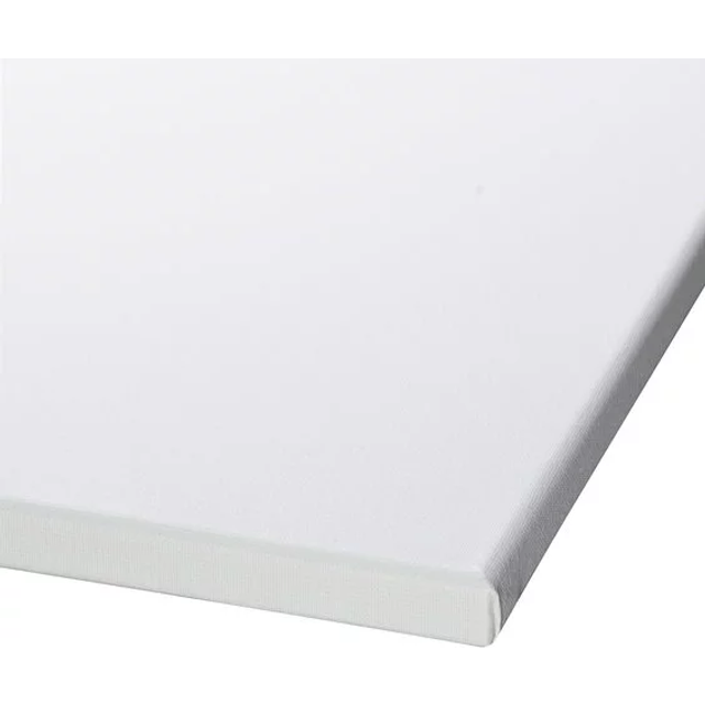 Kreatima linnecanvas, målarduk av linne 70×100 cm, djup 20 mm, 460 g/m² - Vit