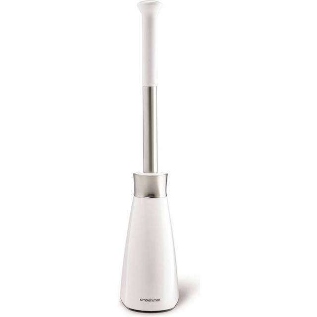 Simplehuman Toilet Brush, Stainless Steel - Black (122.58cm H X 48.39cm W X 9.4cm D)