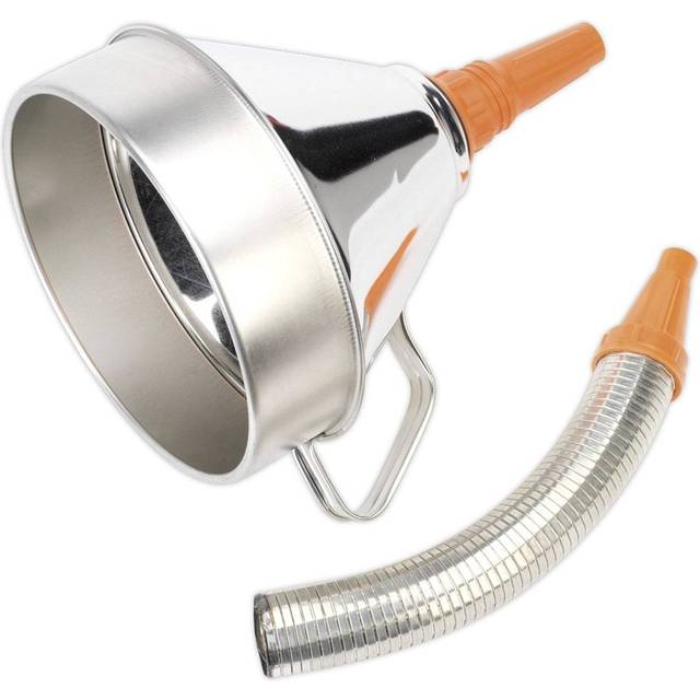Sealey Funnel Metal Flexible Spout and Filter 200mm