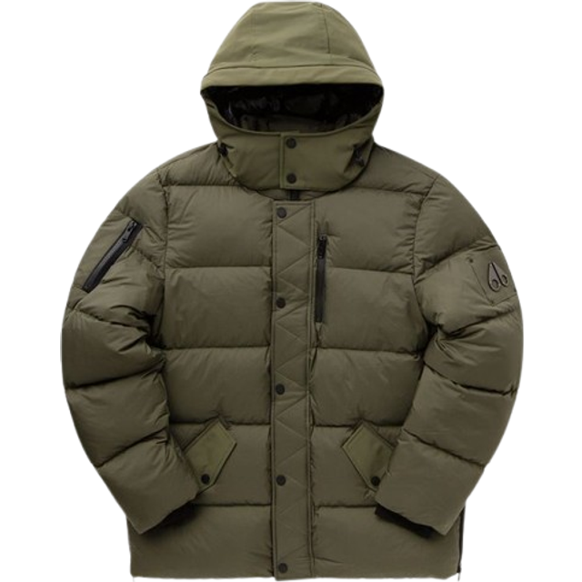 Moose Knuckles Mens Moss Everest 3Q Jacket - Green - Small