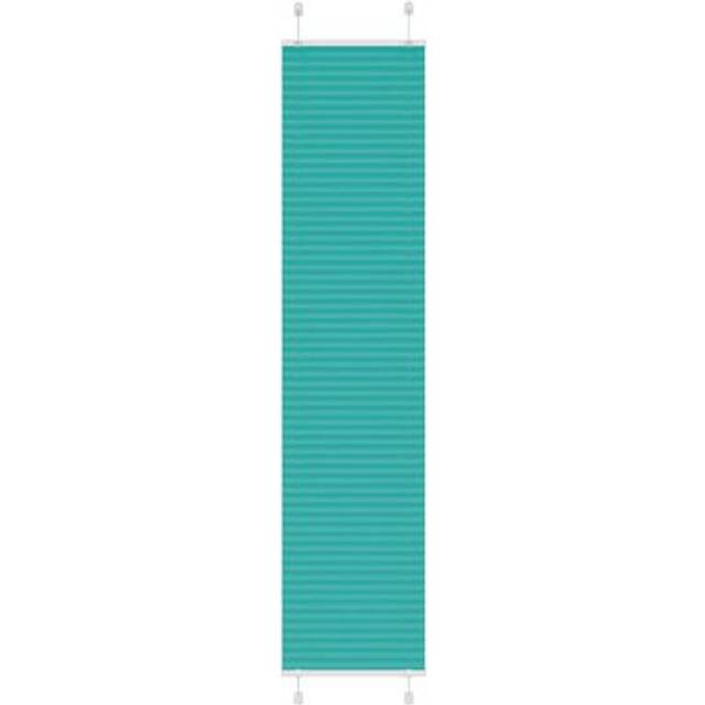 vidaXL Pleated Blind Petrol Green 50x200 cm Fabric Width 49.4 cm Polyester