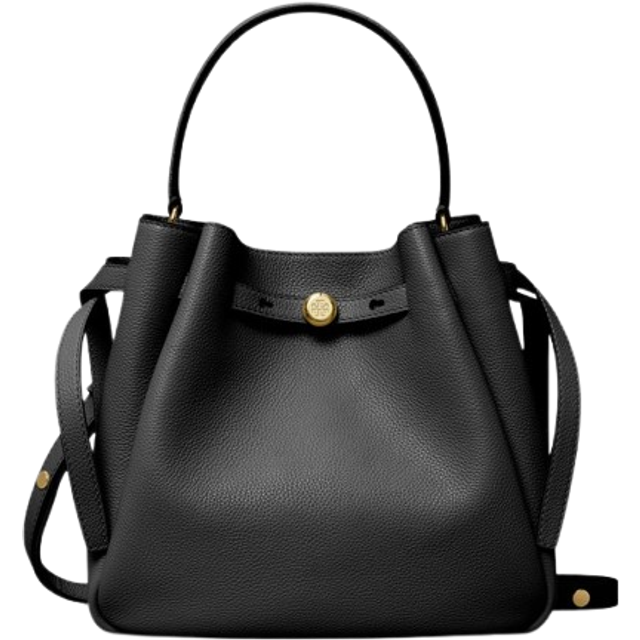 Tory Burch, Bucket Bags, female, Black, ONE SIZE, Stylish Bucket Bag
