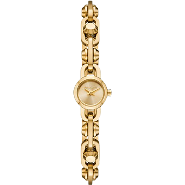 MK Mini Astor Link Gold-Tone Bracelet Watch - Gold - Michael Kors - ONE SIZE