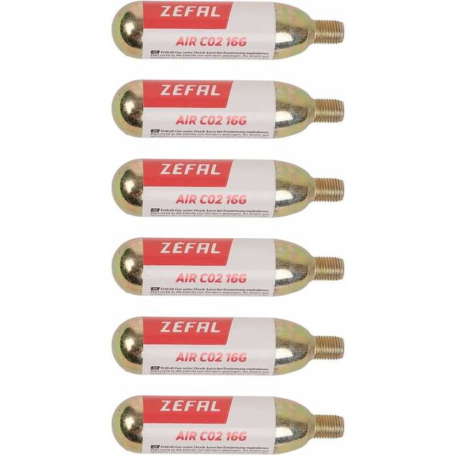 Zefal 16g Threaded CO2 Cartridge (6 pc) Size: 6 pc