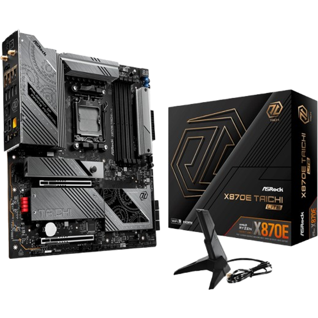 Asrock 90-MXBPA0-A0UAYZ motherboard AMD X870 Socket AM5 Extended ATX