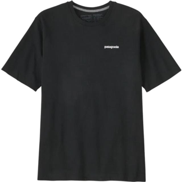 T-shirt Patagonia M&#39;s P6 Logo Responsibili Tee Black S (S)