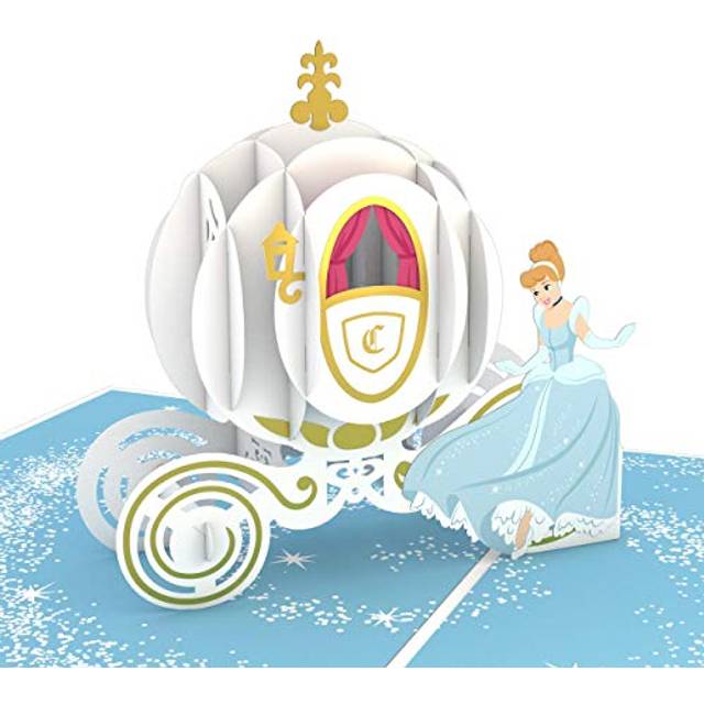 Lovepop Disneys cinderella Pop Up card  5x7-3D greeting card  Disney Birthday cards for Kids  Pop Up cards for Any Occasion