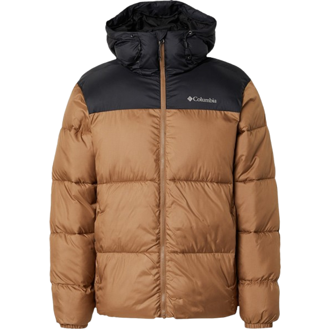 Columbia Puffect Hooded Jacket, Brown - M