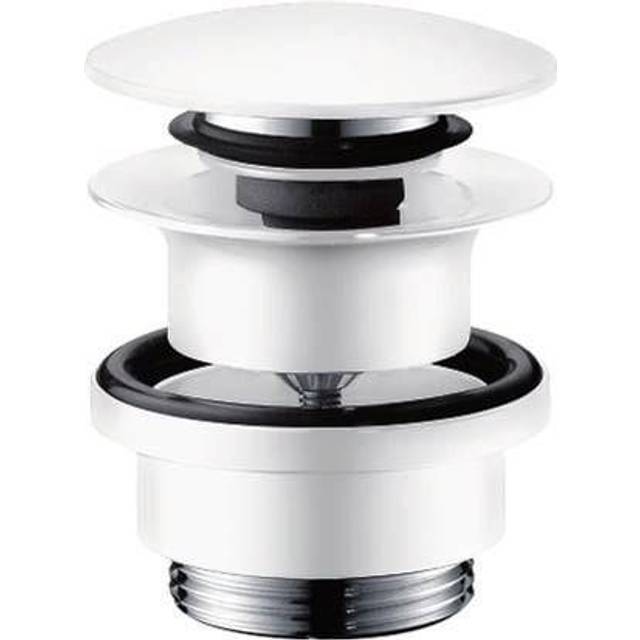 Bottenventil Hansgrohe med Pop-up Mattvit