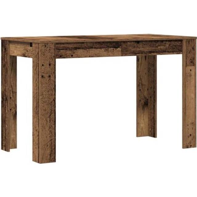 vidaXL Dining Table Old Wood 120x60x76 cm Engineered Wood - Brown