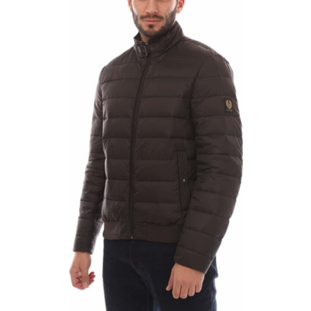 Belstaff Circuit Lightweight Padded Jacket - Dark Brown, Dark Brown, Size 54=Uk44, Men - 54=UK44