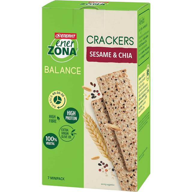 Enerzona Crackers Sesame & Chia 25 G