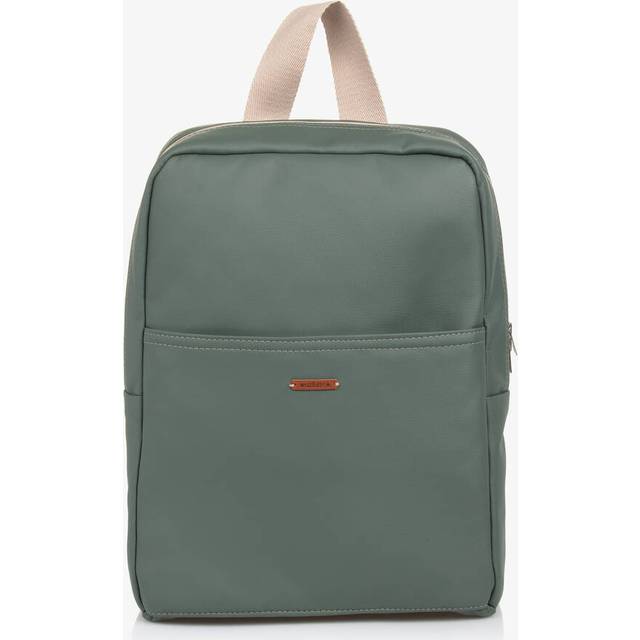 Uzturre Green Faux Leather Changing Backpack (37Cm)