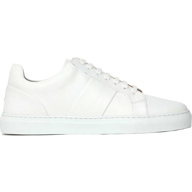 Men's Oliver Sweeney Kendal Mens Soft-Milled Calf Leather Trainers - White - Size: 10