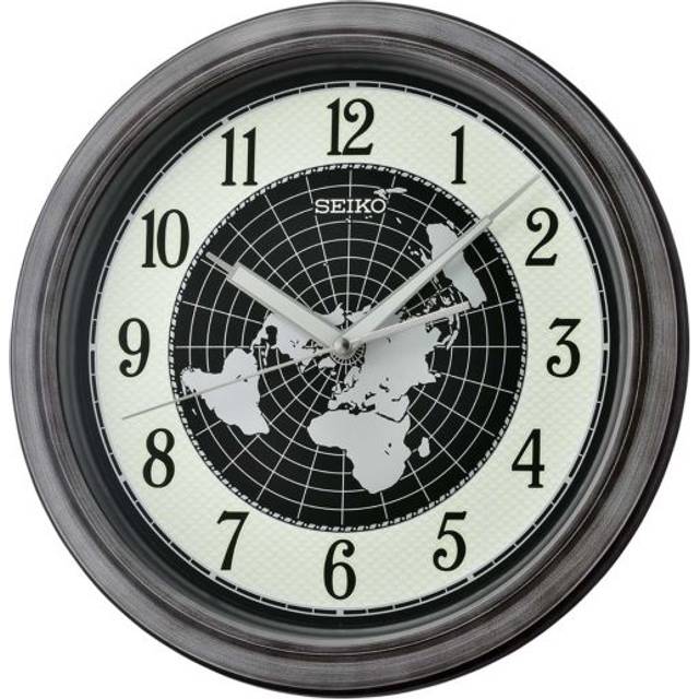Seiko Clocks Väggklocka QXA825S - Unisex - 33 cm - Quartz - Grey (33 x 4.2 cm)