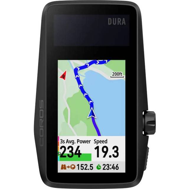 Coros Dura GPS Solar Cycle Computer Black