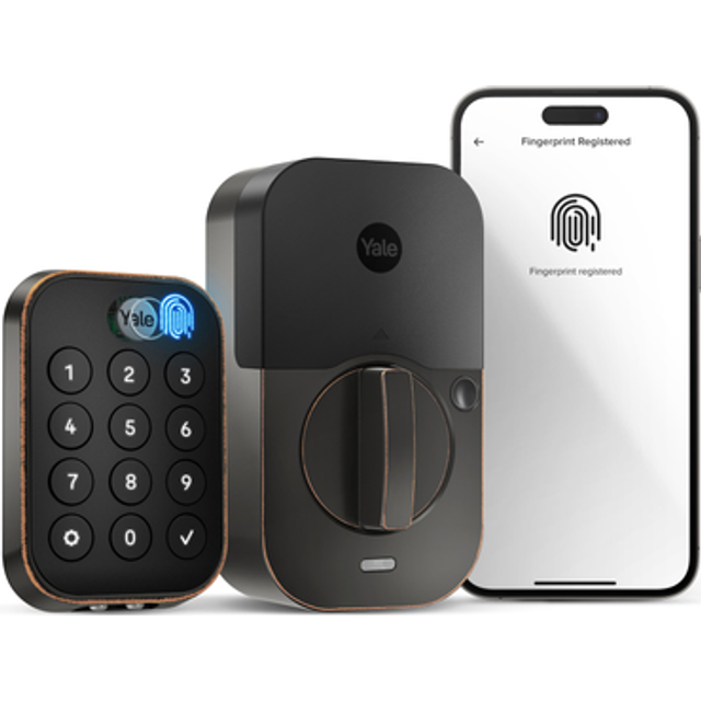 Yale Assure Lock 2 Touch Deadbolt  Oil Rubbed Bronze Key-Free Smart Entry Door Lock with Wi-Fi Connected Touchscreen Keypad and Fingerprint Scann