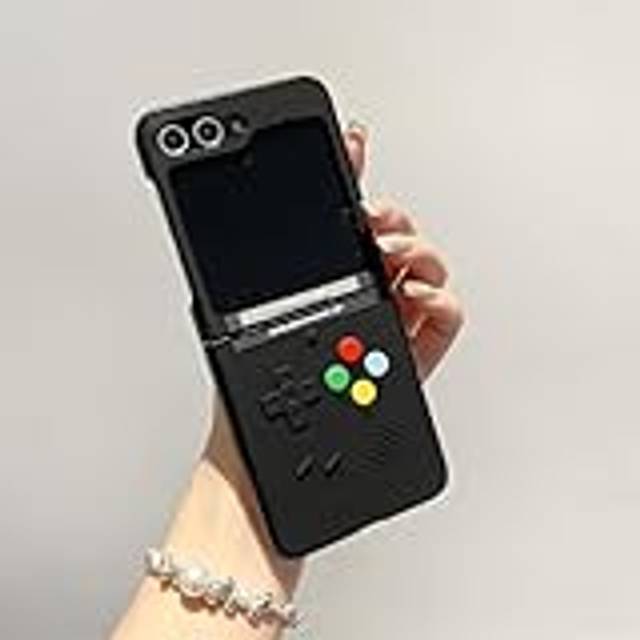Söt kreativt fodral för Samsung Z Flip 6 5 4 för Samsung Galaxy Fold Z Flip 6 3 4 5 flip5 flip4 flip6 skal, svart, för Samsung Z Flip 3