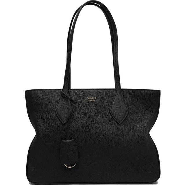 Ferragamo Women Star-shaped tote bag (M) Black