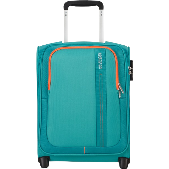 American Tourister Sea Seeker 45cm 2-Wheel Underseat Cabin Case - Aqua Green