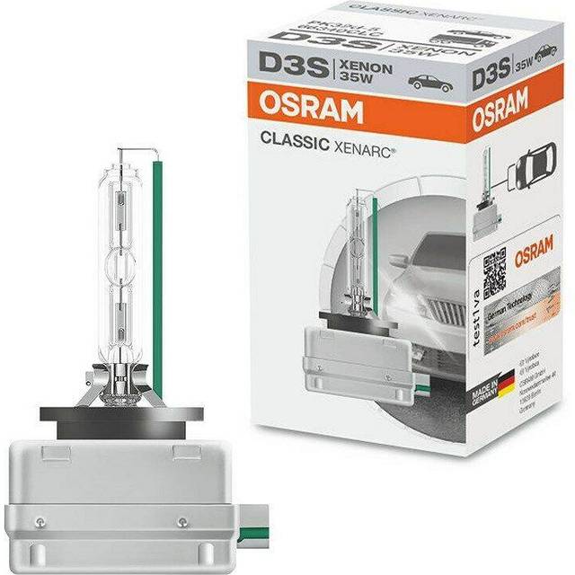 OSRAM 66340CLC Glödlampa, fjärrstrålkastare D3S 42V 35W 4150K Xenon AUDI: A6 C6 Allroad, Q5, A8 D4, VOLVO: S60 II, V60 I, V40 Hatchback