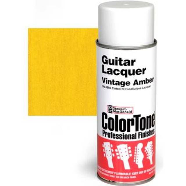 ColorTone Tinted Aerosol Guitar Lacquer, Vintage Amber