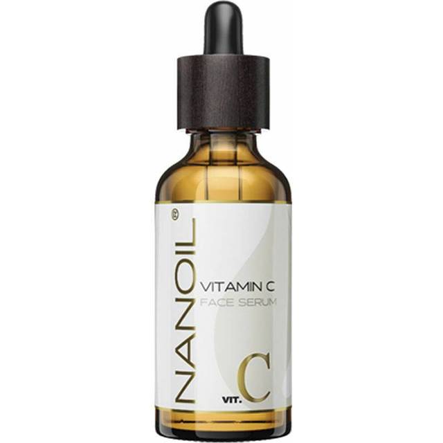 Ansiktsserum Med C-Vitamin Nanoil Vitamin C Face Serum 50ml - Upplysande, Lystergivande & Återupplivande Ansiktsserum
