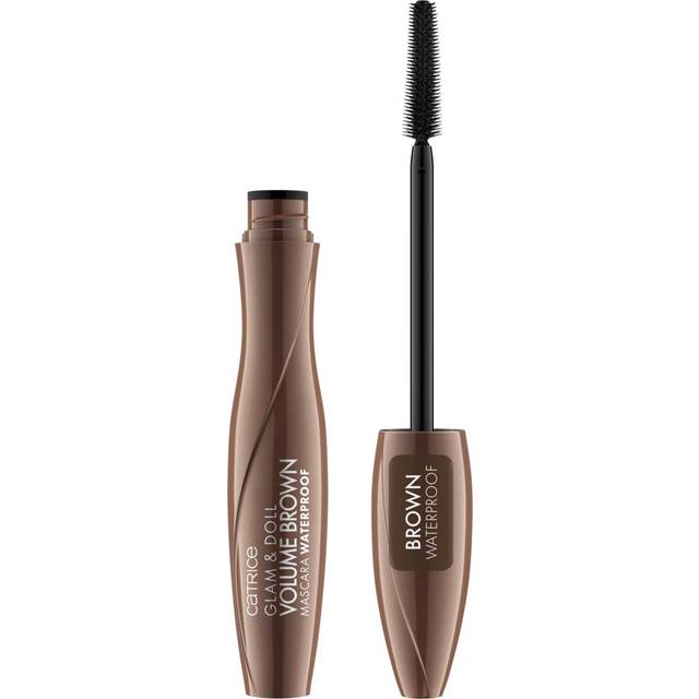 Catrice Glam & Doll Volume Brown Vattentät förlängande, böjande och volymskapande maskara 10 ml
