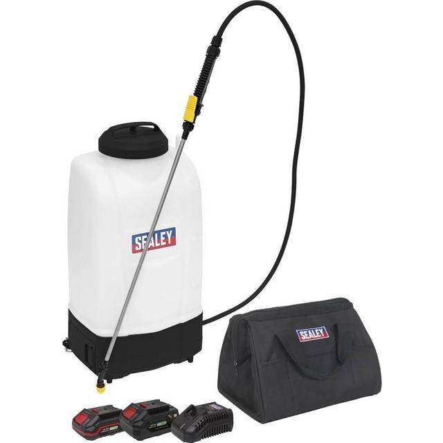 Sealey Cordless Garden Backpack Sprayer 20V SV20 Series 15L 2 Batteries