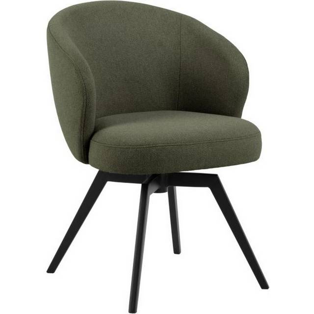 Furniture To Go Darlene Dining Chair With Armrest And Swivel Function In Green - One Size