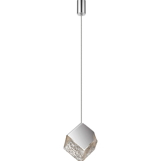 Schuller 720120 Priscila 1 Light Pendant Chrome