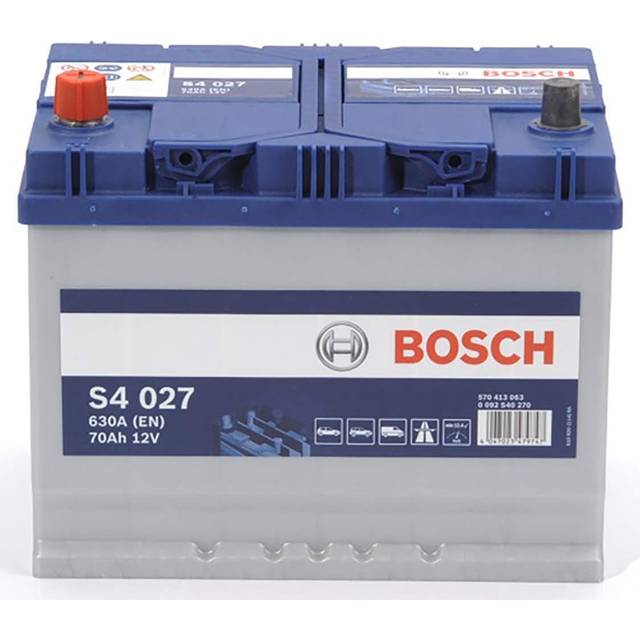 Bosch S4027 Car Battery - 4 Year Guarantee 069 70Ah 630Cca L261 X W175 H225 1/1 B1 | Euro Car Parts