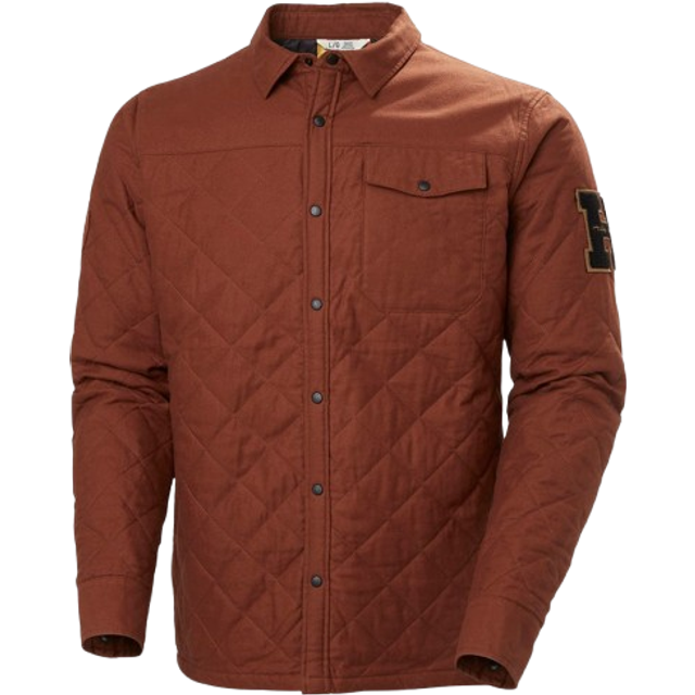 Helly Hansen Herr Isfjord Fodrad Shortjacka R&#xF6;d L - Iron Oxide R&#xF6;d