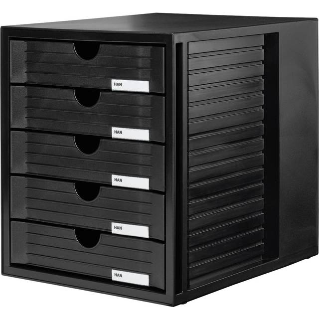 HAN 1450-13 Organisationslåda, 1 Paket, Svart