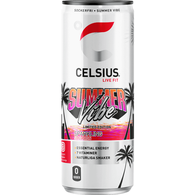 Celsius Summer Vibe Smultron 355ml