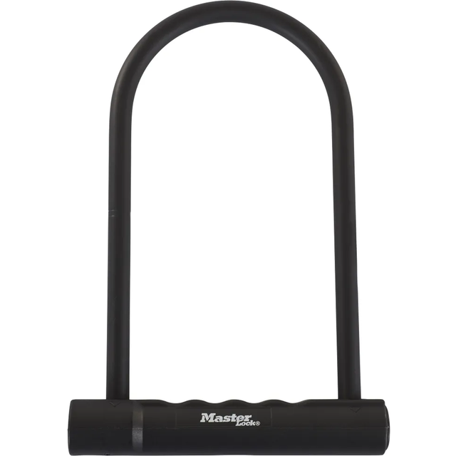 Master Lock 200 X 100 X 12Mm U Bar With Carrier, Black