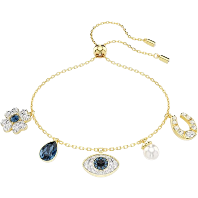 Swarovski Symbols Charm Bracelet, Gold/Multi