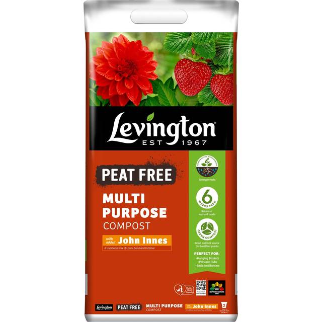 Levington Peat Free Multi Purpose Compost - 10l - 10L