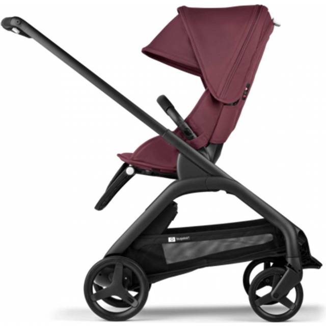 Bugaboo Bugaboo Dragonfly komplett BLACK/DARK CHERRY | Röd | 0-3