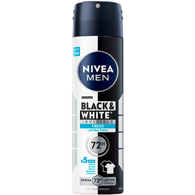 NIVEA MEN Black & White Fresh Spray 150 ml